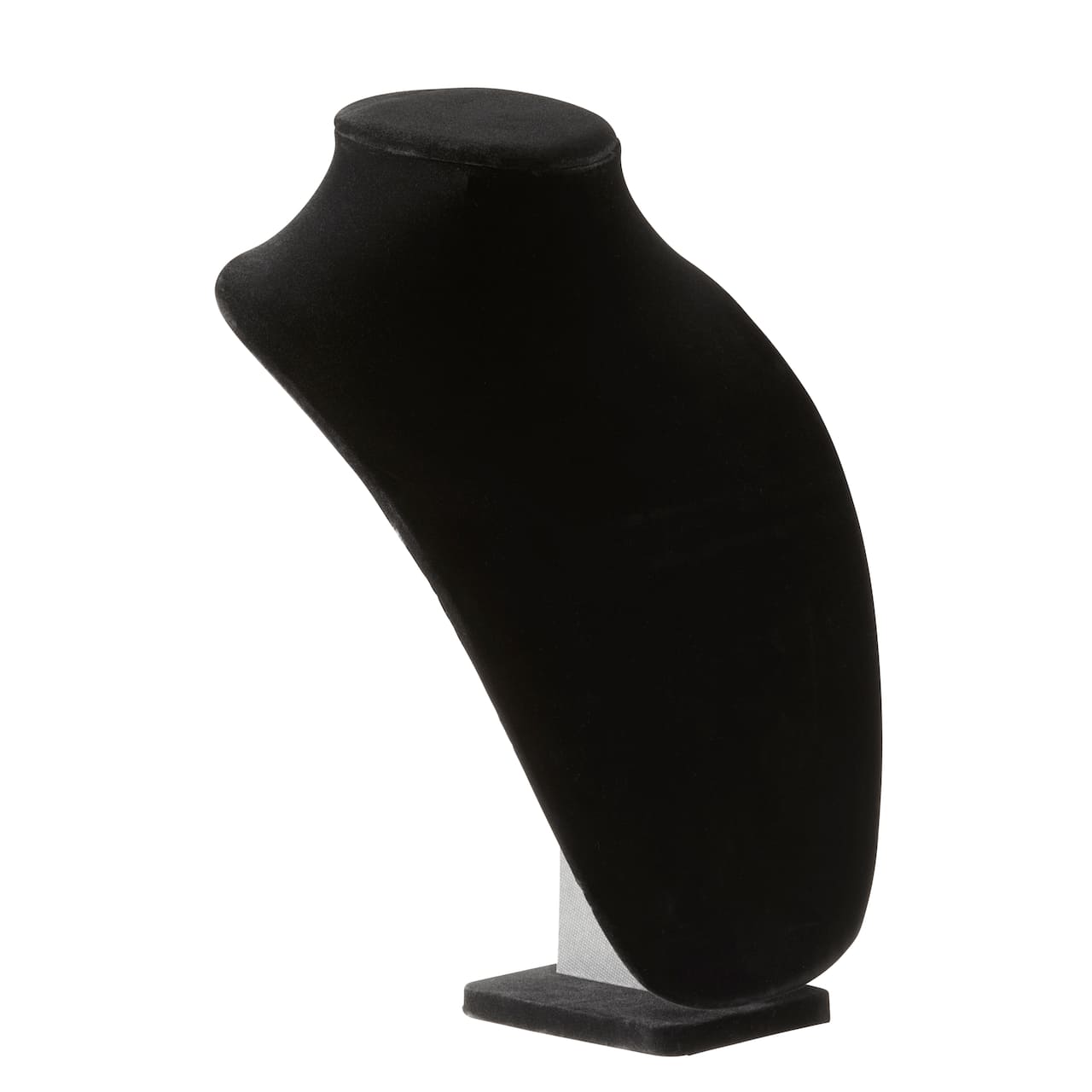 12" Black Velvet 3D Necklace Stand by Bead Landing™